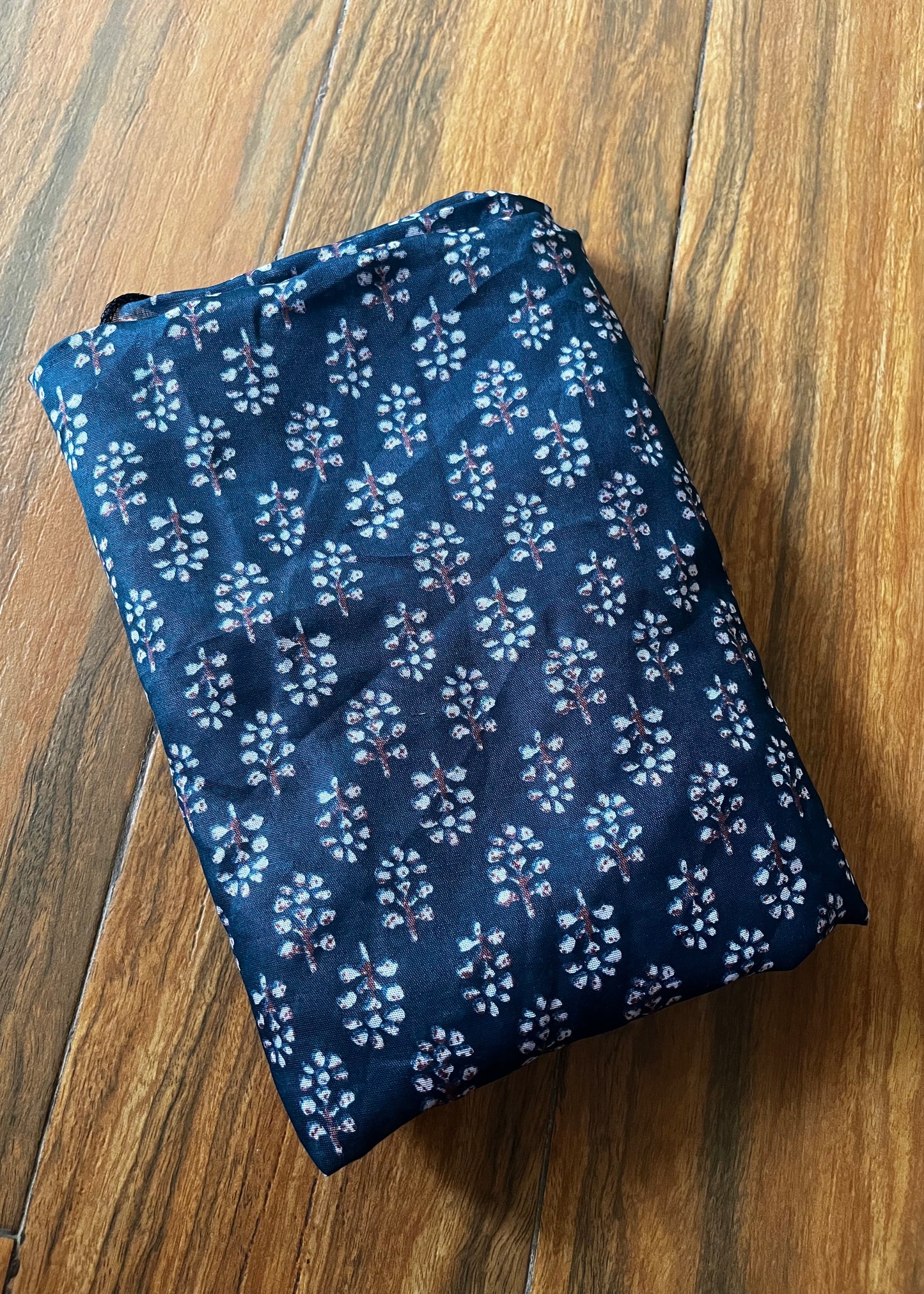 Kids Printed Namaz Chadar - Navy Blue