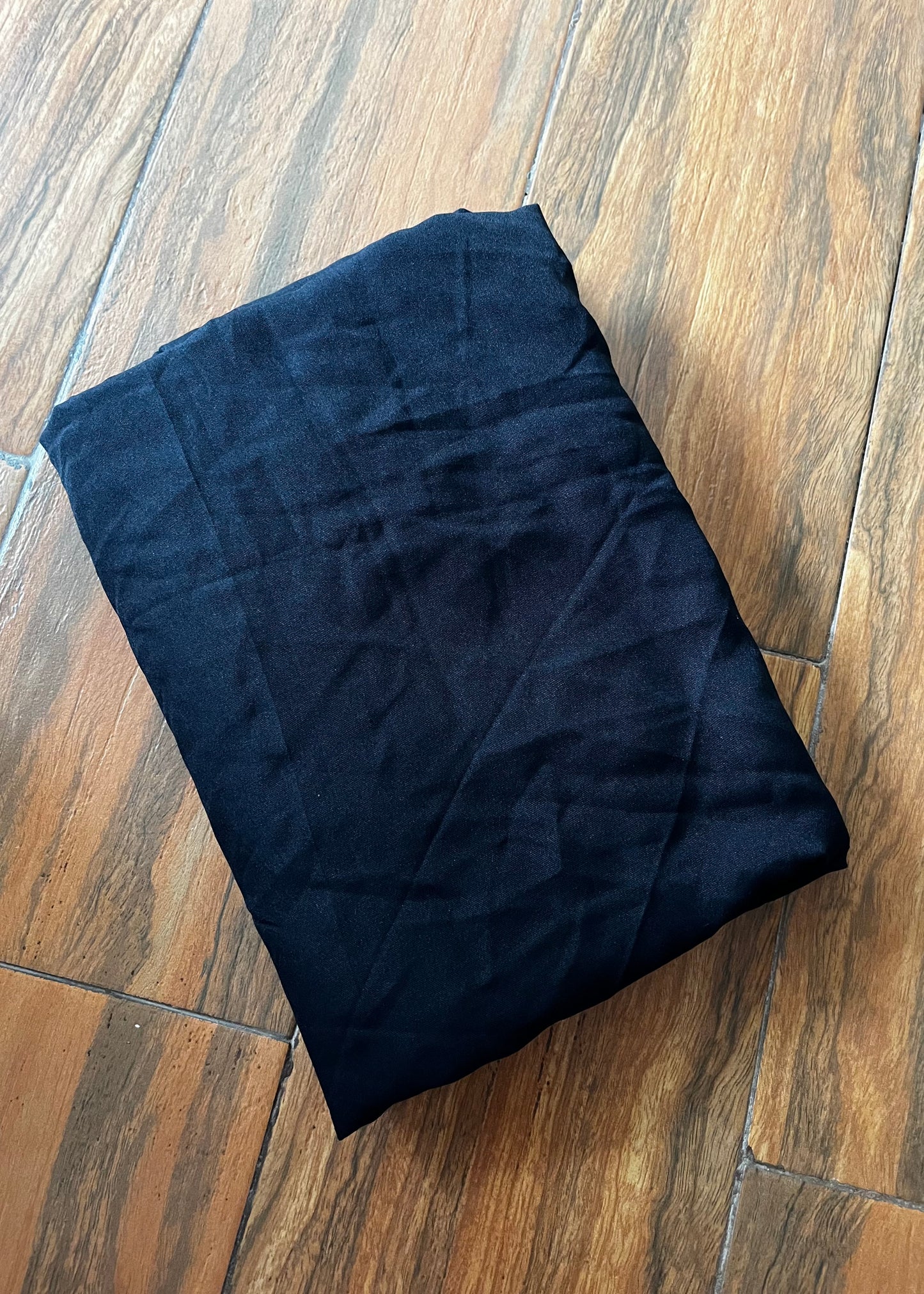 Kids Plain Namaz Chadar - Black