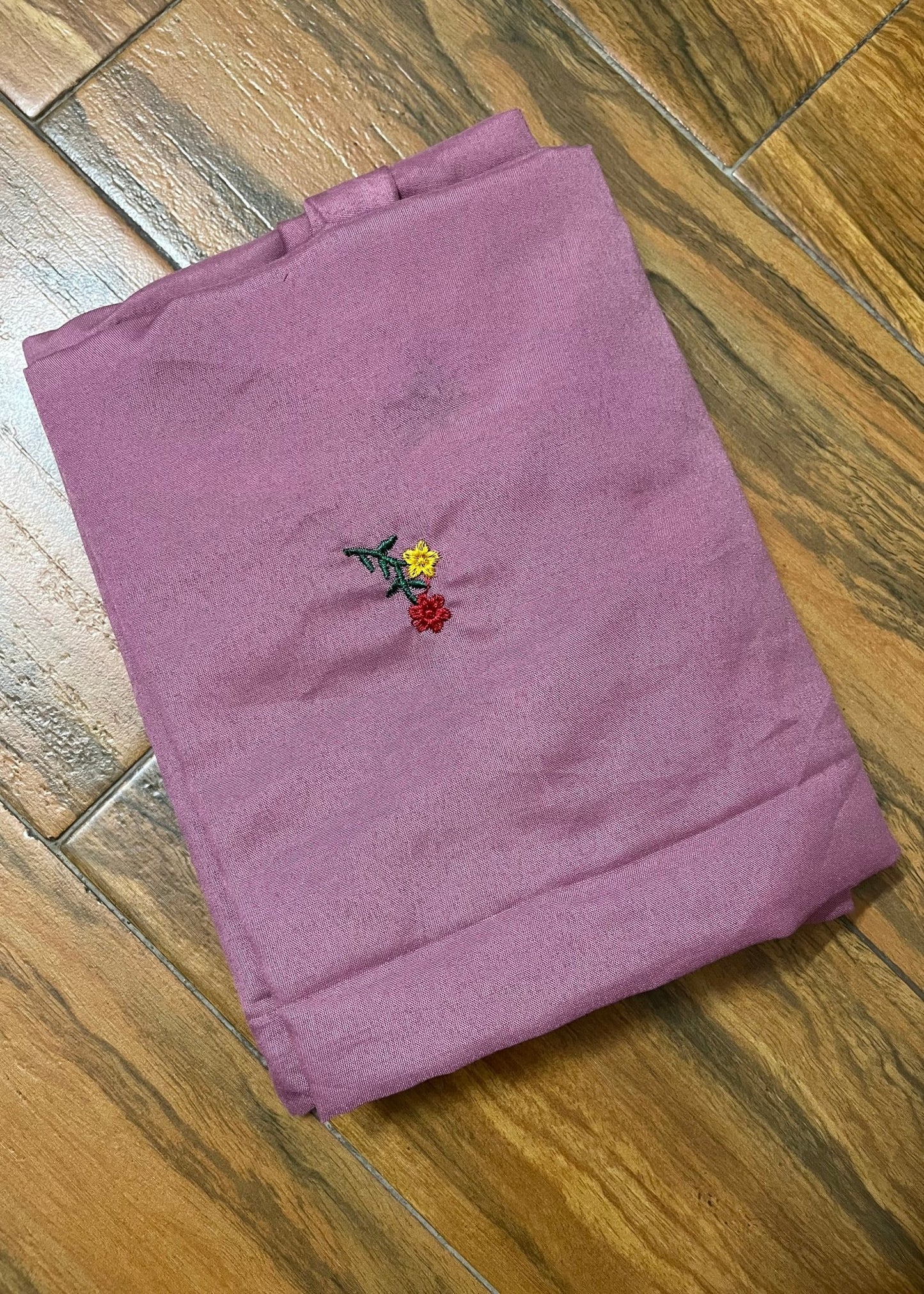 Kids Embroidered Namaz Chadar - Blush Pink - Amirah.pk