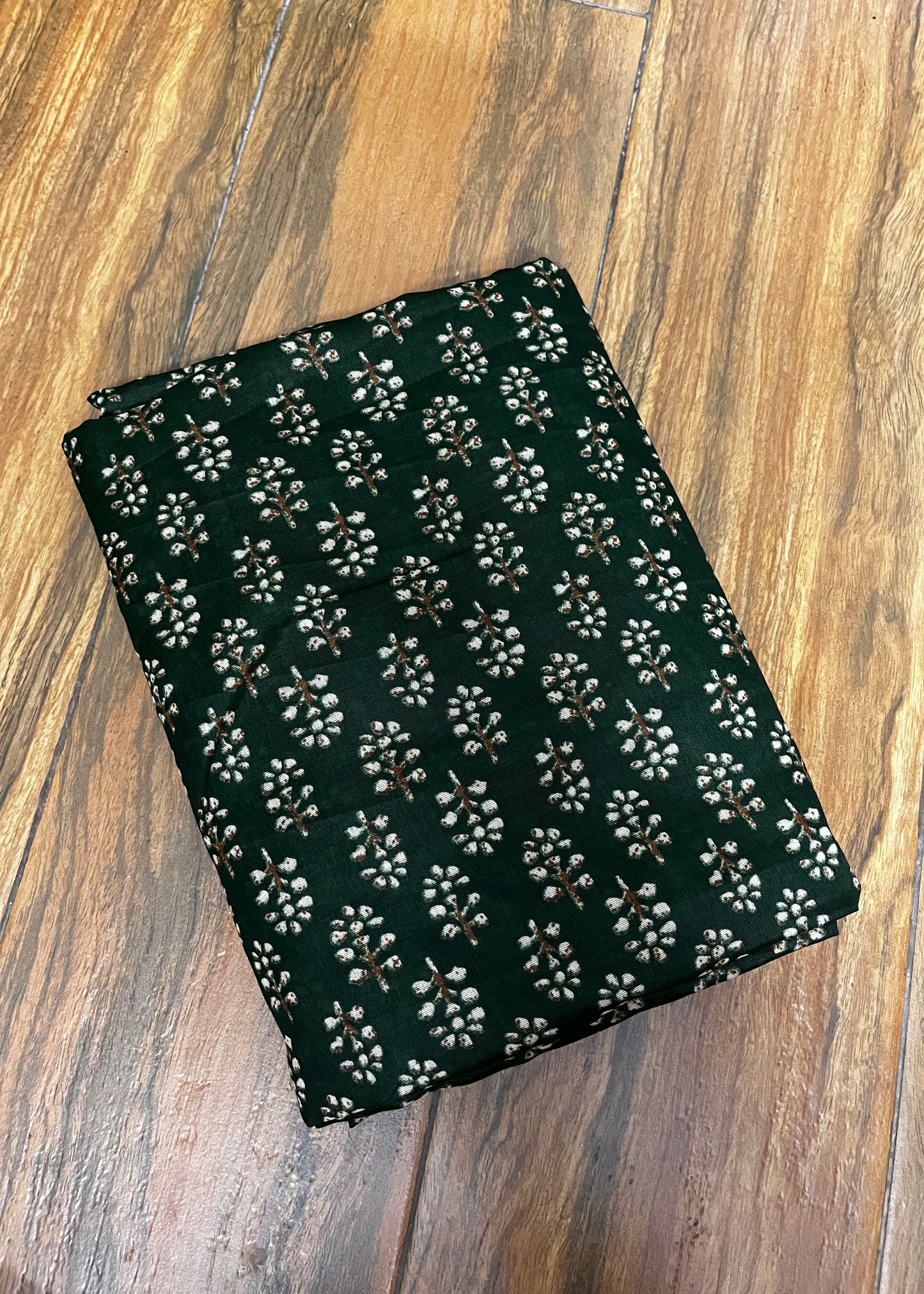Kids Printed Namaz Chadar - Dark Green
