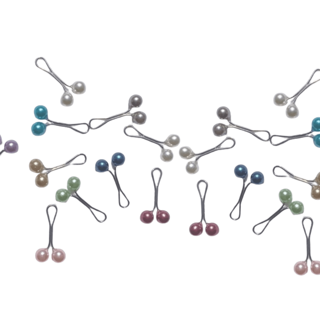 Turkish Hijab Pins - Multicolor (Pack of 4) - Amirah.pk