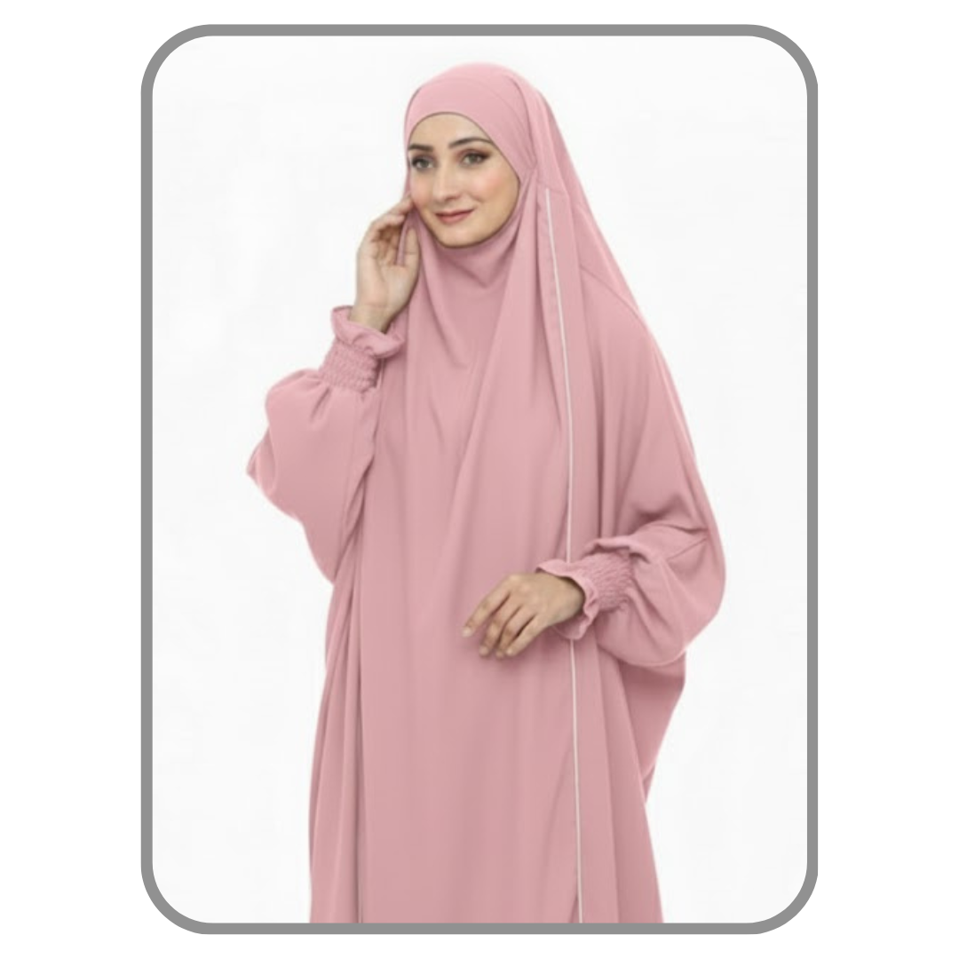 French Piping Jilbab