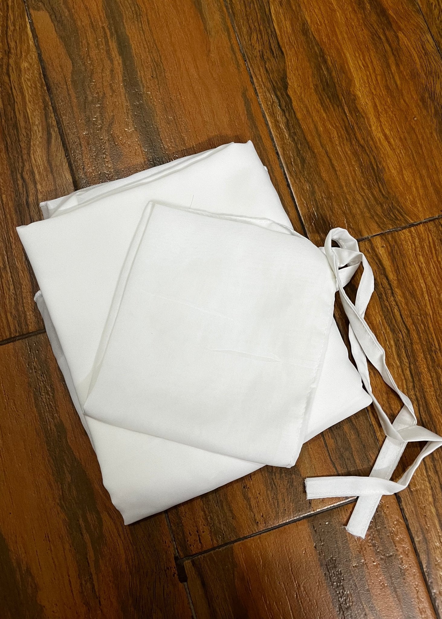 3 Layer Khimar - White - Amirah.pk