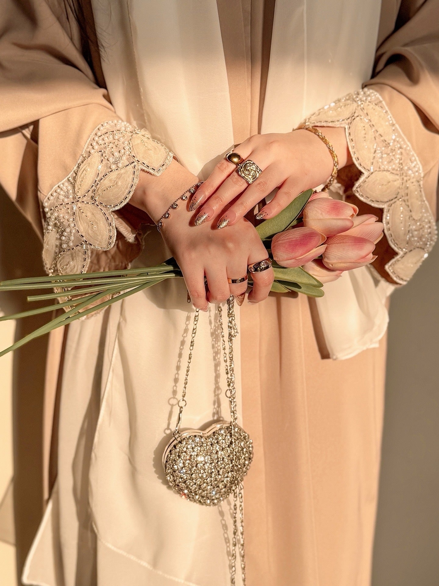 Jasmine — Elegant Lace Abaya