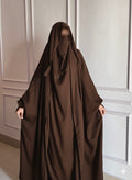 Saudi Jilbab - Dark Brown