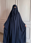 Saudi Jilbab - Navy Blue
