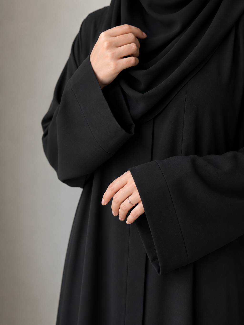 Plain Abaya - Black