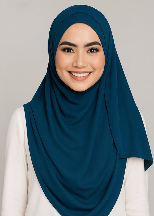 Instant Double Loop Hijab - Teal