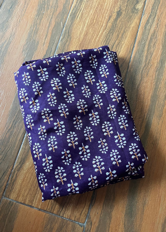 Kids Printed Namaz Chadar - Purple