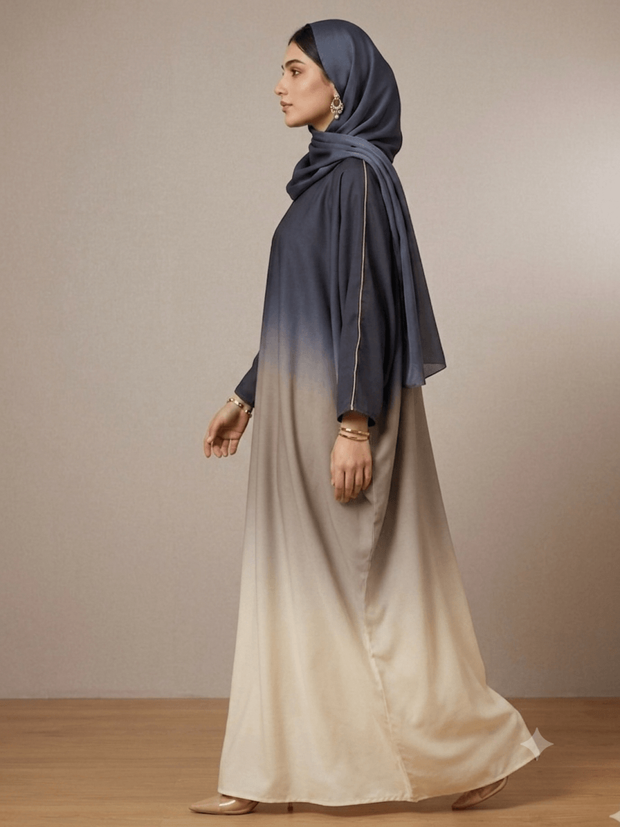 Ocean Mist Abaya