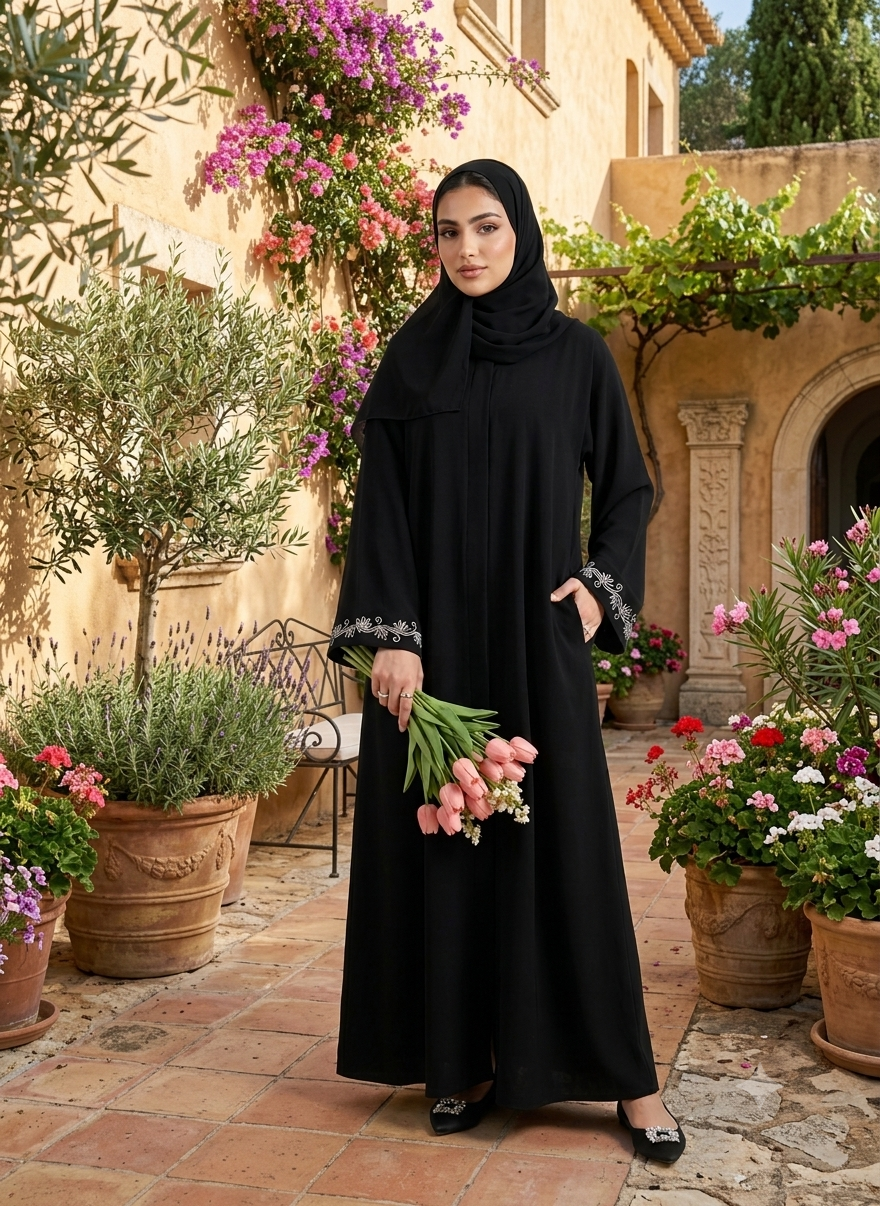 Ayla Abaya - Black