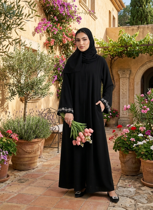 Ayla Abaya - Black