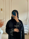 Signature Motif Abaya - Black