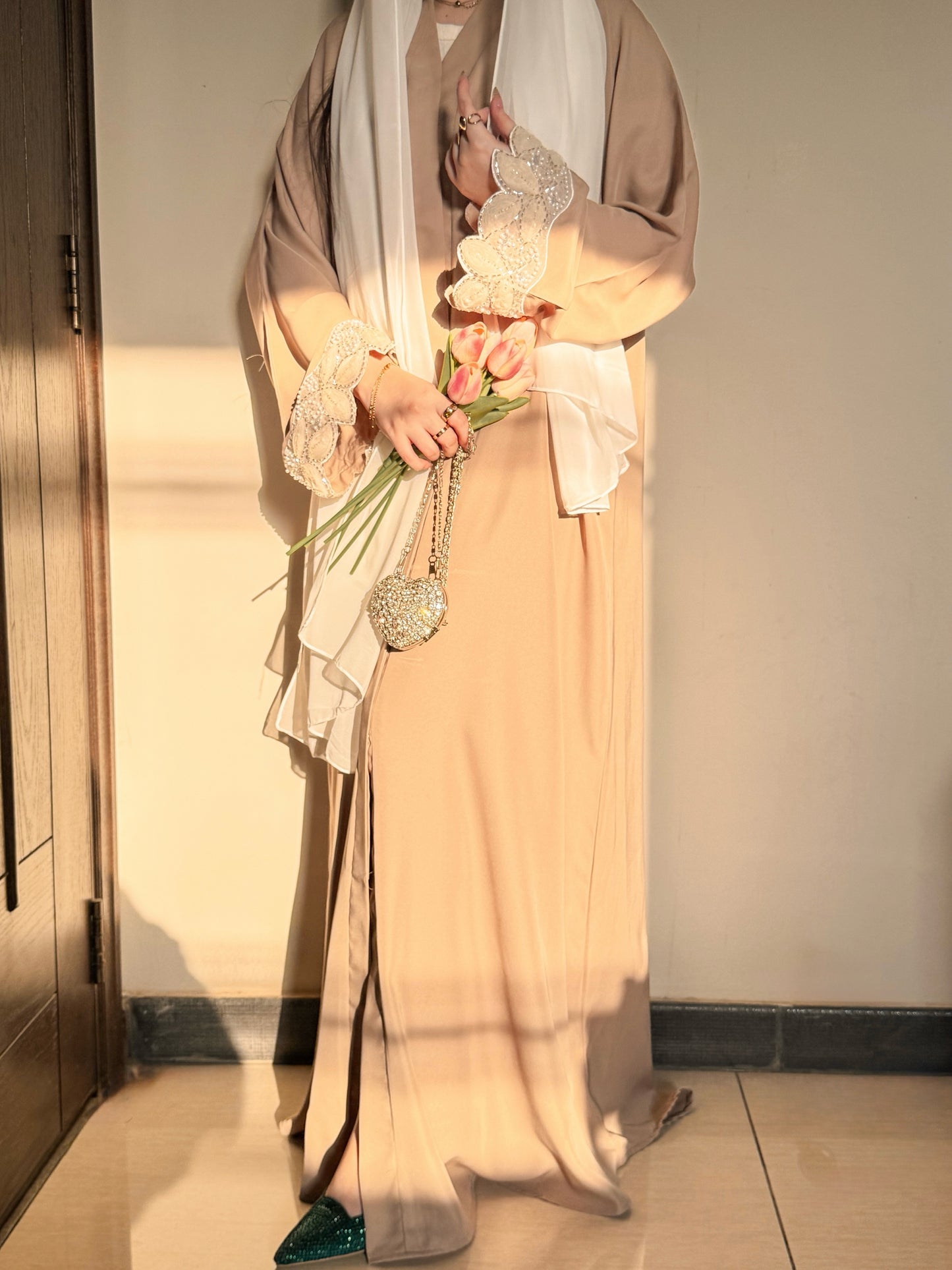 Jasmine — Elegant Lace Abaya