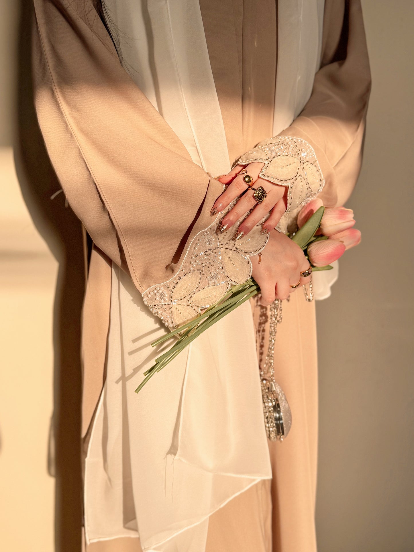 Jasmine — Elegant Lace Abaya