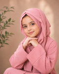 Kids Basic Abaya - Blush Pink