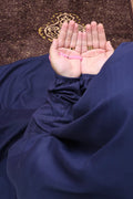Namaz Chadar With Sleeves (Navy blue)