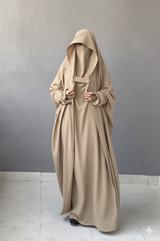 SAUDI JILBAB - Beige