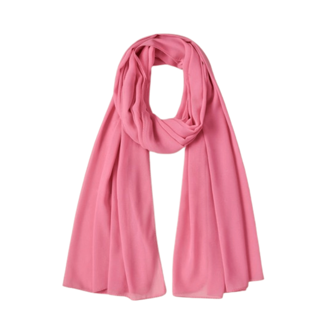 Chiffon Hijab - Baby Pink - Amirah.pk
