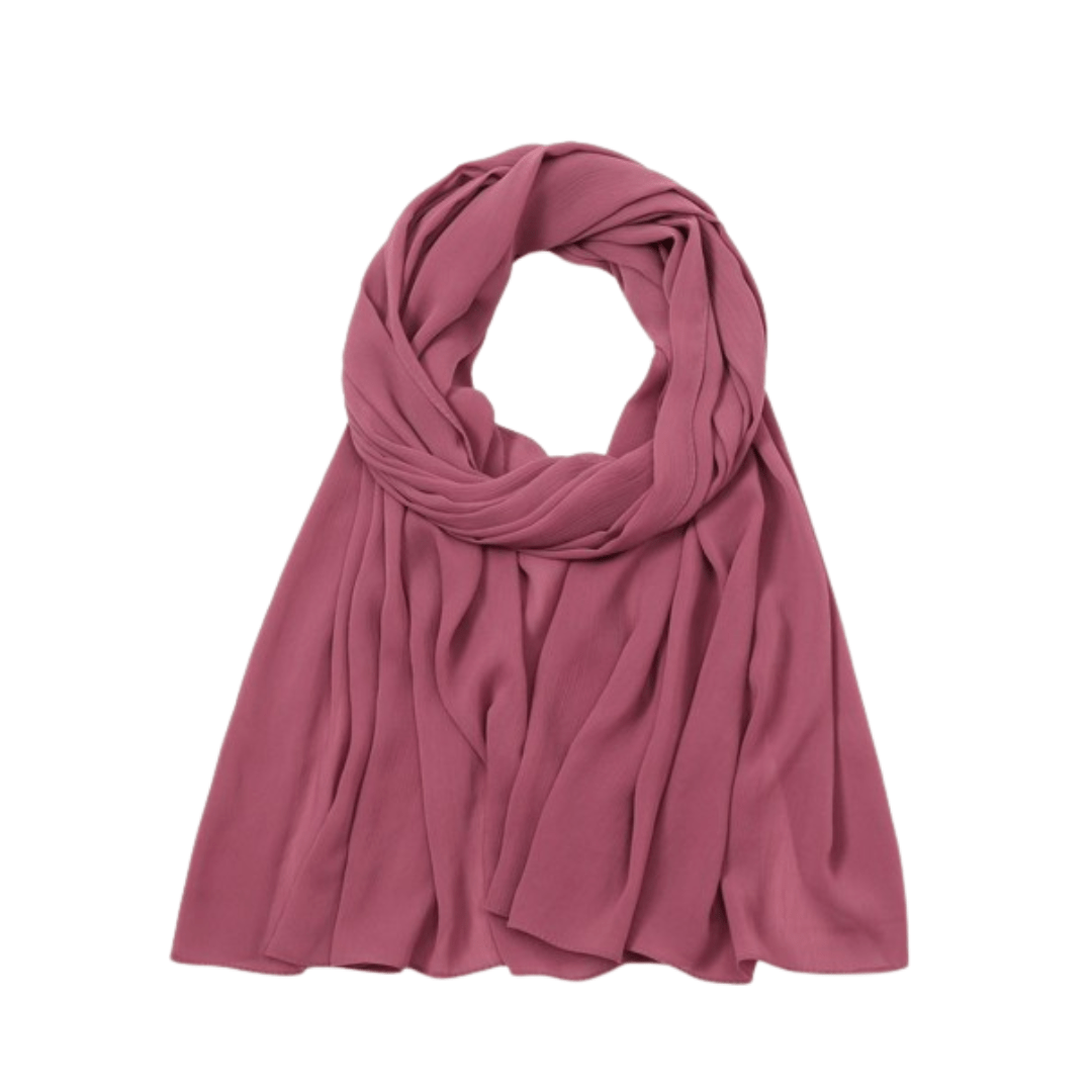 Chiffon Hijab - Dark Tea Pink - Amirah.pk