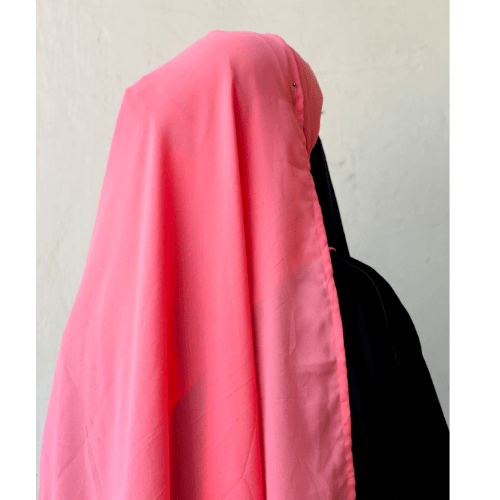 Chiffon Hijab - Peach Pink - Amirah.pk