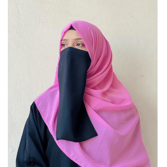 Chiffon Hijab - Pink - Amirah.pk