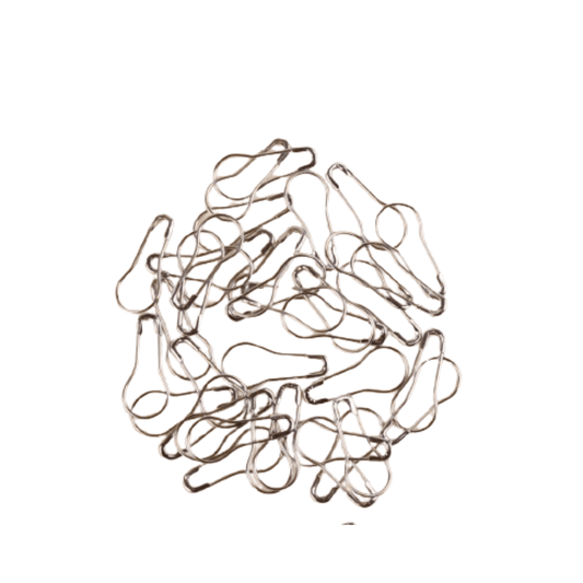 Coil Less Pins - Silver (50 pcs) - Amirah.pk