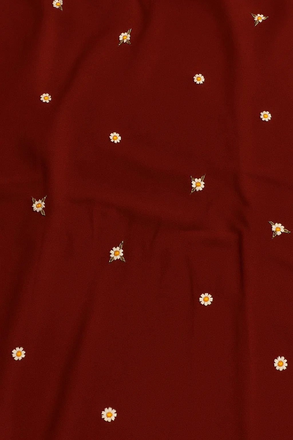 EMBROIDERED NAMAZ CHADDAR WITH SLEEVES - MAROON - Amirah.pk