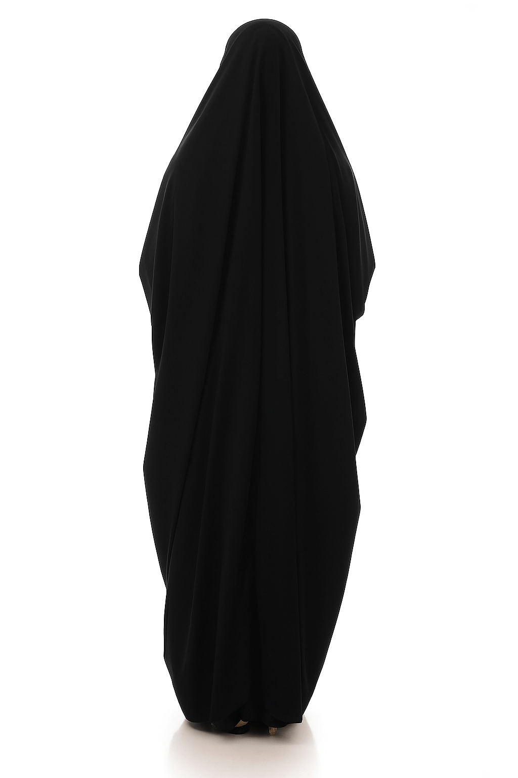 French Piping Jilbab - Black - Amirah.pk