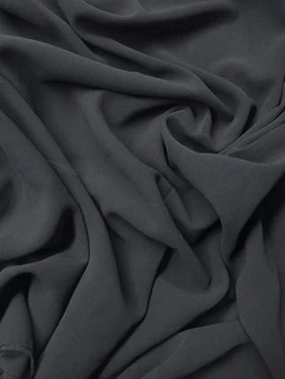 Georgette Hijab - Dark Gray - Amirah.pk