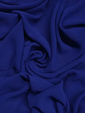 Georgette Hijab - Royal Blue - Amirah.pk