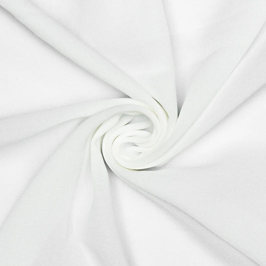 Georgette Hijab - White - Amirah.pk