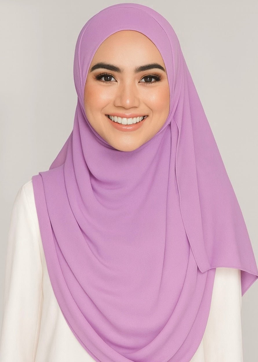 Instant Double Loop Hijab - Pink - Amirah.pk