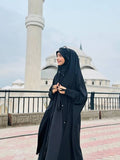 IRANI CHADAR WITH SLEEVES & BUTTON - Amirah.pk