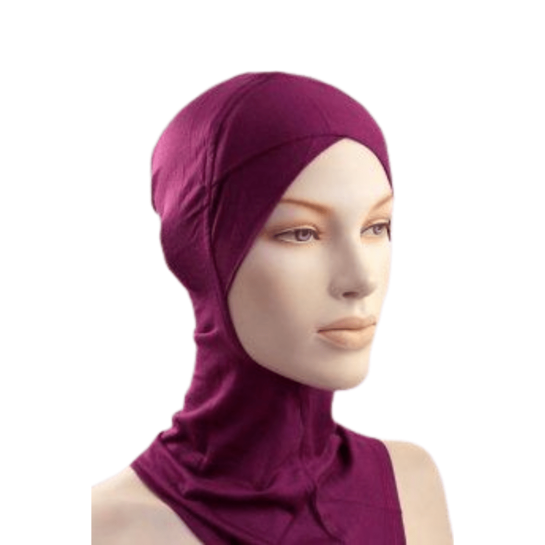 Ninja Cap - Maroon - Amirah.pk