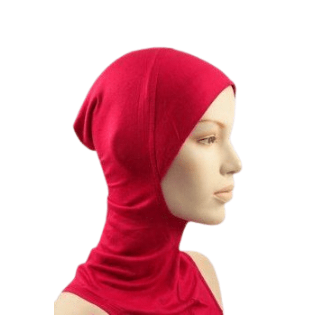 Ninja Cap - Red - Amirah.pk