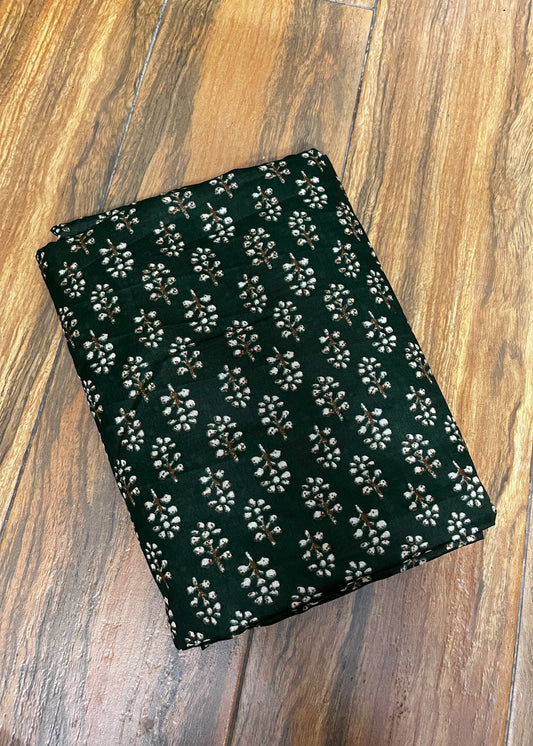 Kids Printed Namaz Chadar - Dark Green