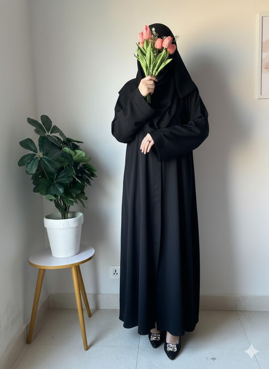 Plain Abaya - Black