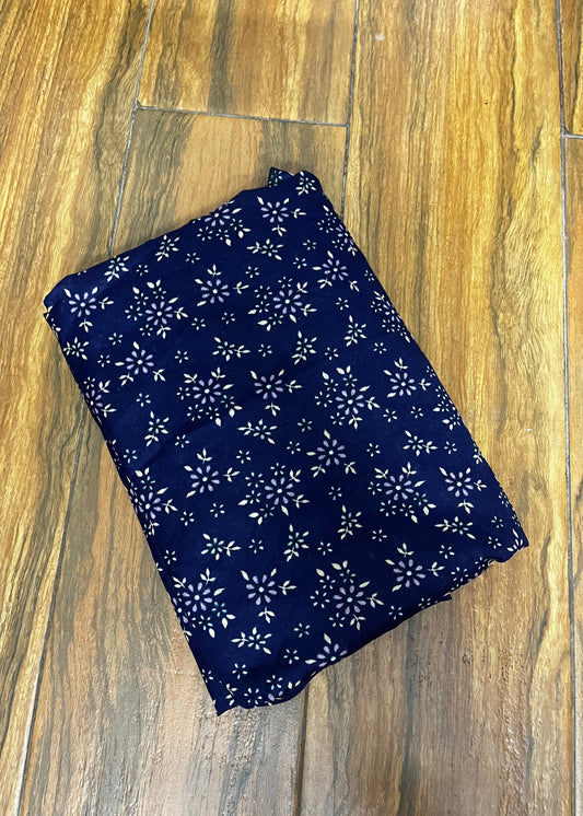 Kids Printed Namaz Chadar - Navy Blue