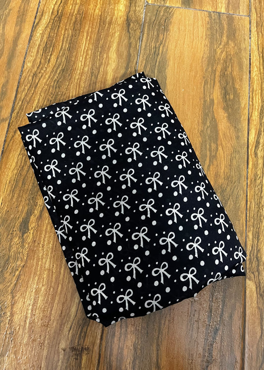 Kids Printed Namaz Chadar - Black