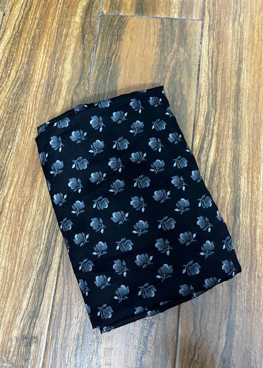 Kids Printed Namaz Chadar - Black