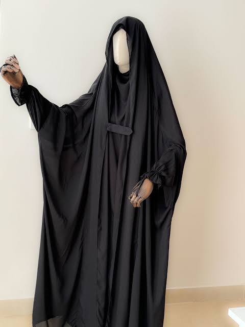 SAUDI JILBAB - BLACK - Amirah.pk