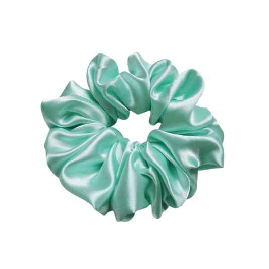 Silk Scrunchie - Misty Teal - Amirah.pk