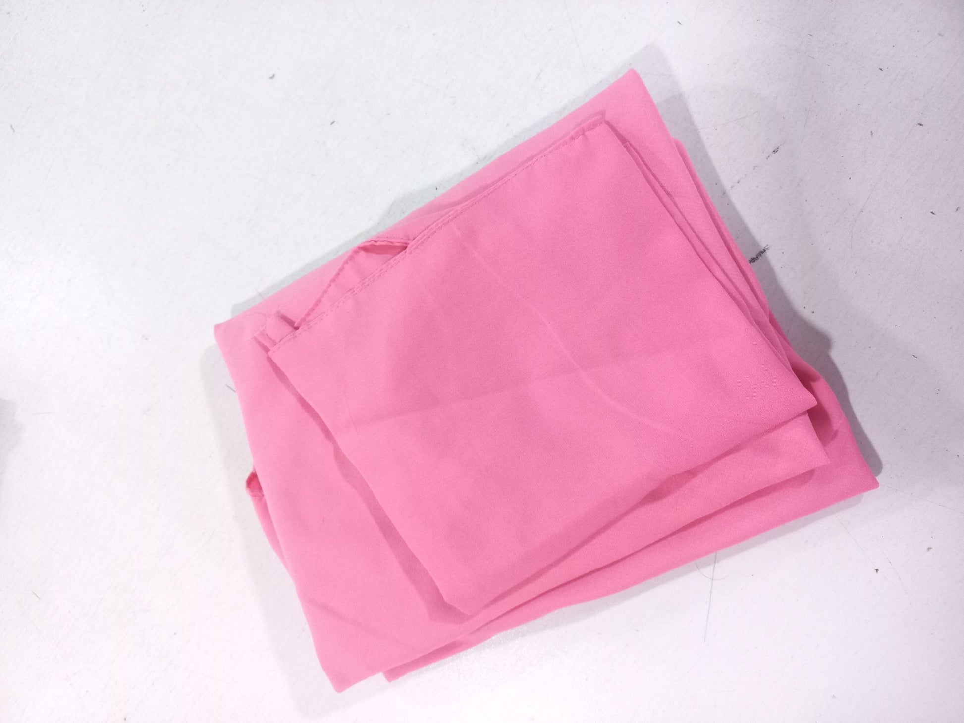 Single Layer Khimar - Pink - Amirah.pk