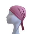 Tie Back Cap - Pink - Amirah.pk