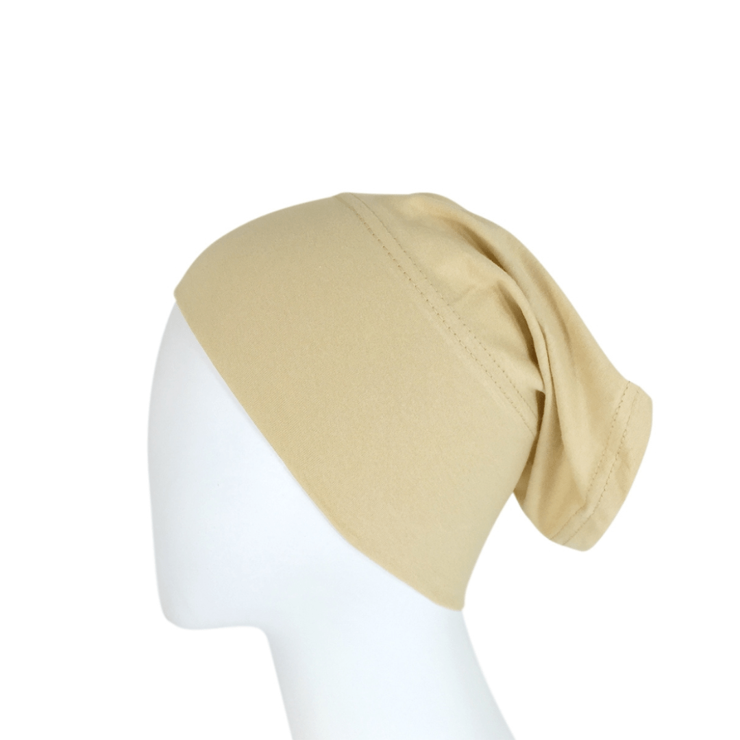 Tube Cap - Beige - Amirah.pk