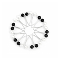 Turkish Hijab Pins - Black n White (Pack of 4) - Amirah.pk