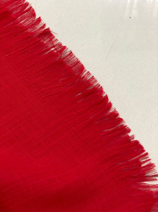 Turkish Lawn Hijab - Red - Amirah.pk