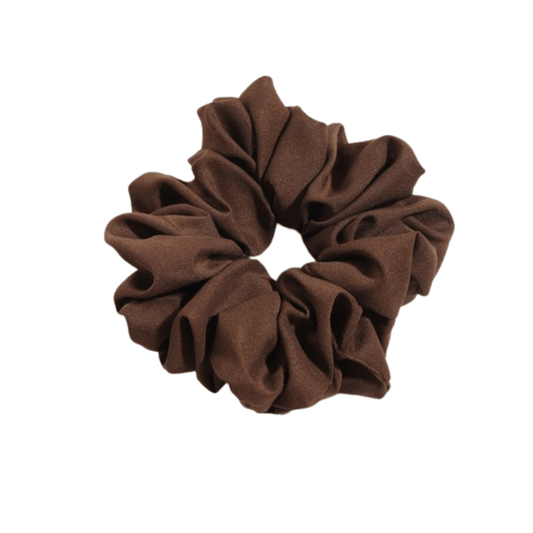 Volumizing Scrunchie - Brown - Amirah.pk