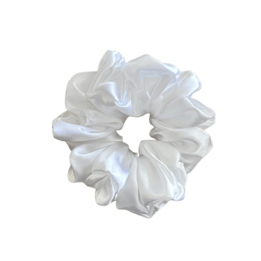 Volumizing Scrunchie - White - Amirah.pk